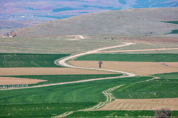 Sticker - the fertile lands of Anatolia that awaken to spring