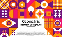 Abstract Geometric Background With Minimal Design. It Is Suitable For Banners, Posters, Flyers, Covers, Etc. Vector Illustration