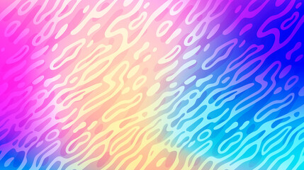 Fototapete - Vector Bg with Colorful Gradient and Abstract Waves. Liquid Wavy Water Ripples Background