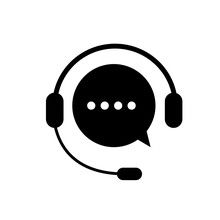 Online Support, Call Operator Icon