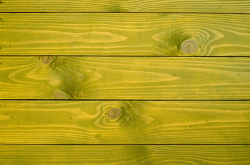 Wall Mural - New green wooden wall close