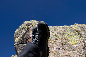 Poster - resting in nature and watching the sky