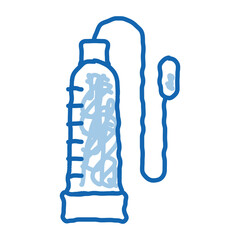 Poster - Penis Pump doodle icon hand drawn illustration