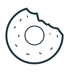 Poster - Donut Vector Icon