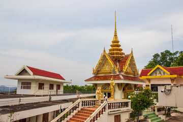 Poster - Thai Buddhism temple Wat Khao Din, Pattaya district, Chonburi, Thailand