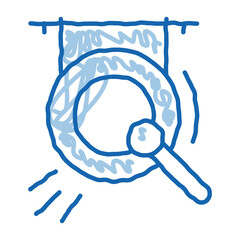 Poster - Gong doodle icon hand drawn illustration