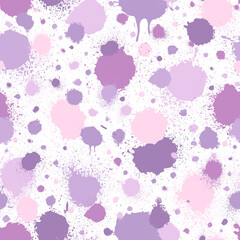 Wall Mural - abstract seamless pattern. pastel colors. watercolor background. brush stroke texture. geo ink patte