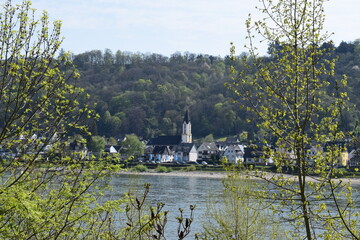 Wall Mural - Osterspai am Rhein