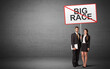 © ra2 studio - business person holding a traffic sign