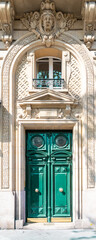 Wall Mural - Paris, an ancient wooden door