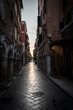 Wąskie uliczki miasta Korfu