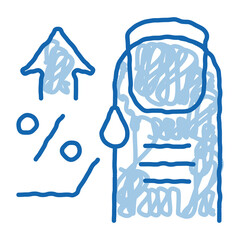 Sticker - smell boot doodle icon hand drawn illustration