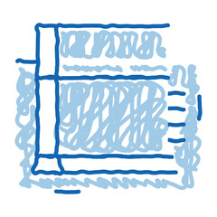 Poster - strip foundation doodle icon hand drawn illustration