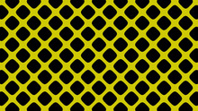 Illustration Of A Yellow Mesh Pattern Isolated On A Black Background