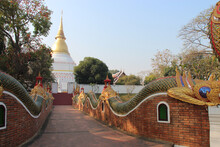 Buddhist Temple (wat Phra Kaew Don Tao) In Lampang In Thailand