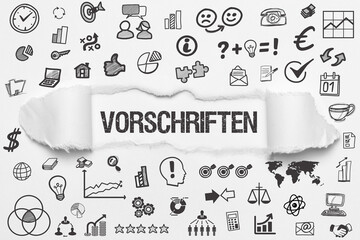 Poster - Vorschriften 