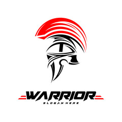 Warrior logo concept vector illustration design