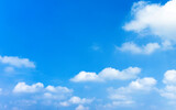 Fototapeta Na sufit - beautiful cloudy blue sky in the morning