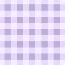 Purple Gingham Seamless Pattern Vector Background