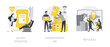 © Visual Generation - Humanitarian help abstract concept vector illustrations.