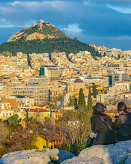 Wall Mural - Atenas Aerial View Cityscape