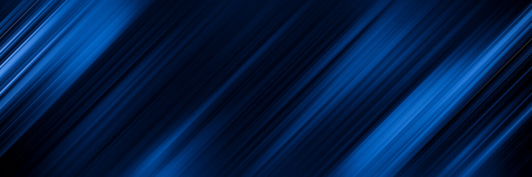 Fototapete - abstract blue and black are light pattern with the gradient is the with floor wall metal texture soft tech diagonal background black dark clean modern.
