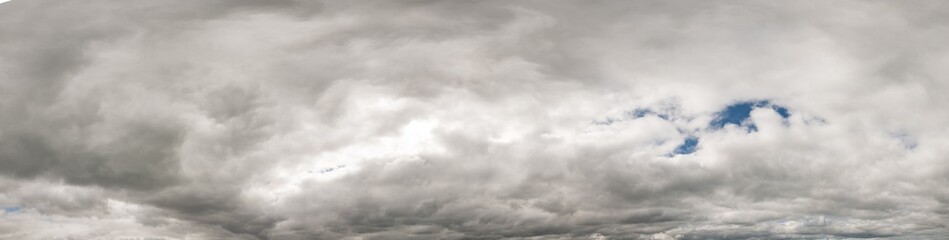 Wall Mural - panorama of cloudy day sky, natural background