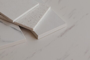 Stone samples as background, close up