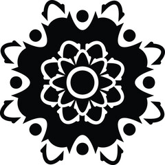 Sticker - Mandala icons, decorations or flowers for various purposes