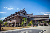  Istana Dalam Loka (Dalam Loka Palace), an Old and historical building with traditional wooden architecture  in Sumbawa, West Nusa Tenggara, Indonesia