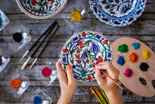 Handmade Tile Ceramic Painting Lesson