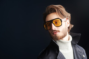 Wall Mural - trendy men sunglasses