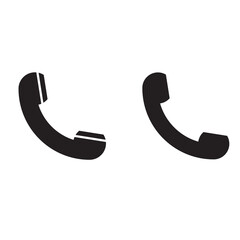 Sticker - Phone icon. Telephone symbol for apps and web sites