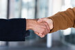 © NOVELLIMAGE/Westend61 - Business partners shaking hands outdoors
