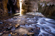 © Tandem Stock - The Narrows canyon is carved by the Virgin River in Zion National Park, near Springdale, Utah