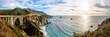 © Tandem Stock - The Bixby Creek Bridge with it's famous back drop of the Pacific Ocean along California's dramatic Big Sur coast.