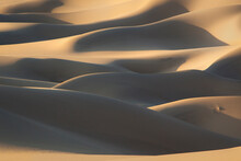 An Interplay Of Soft Diffused Light And Shadows On This Section Of Death Valley's Eureka Dunes.