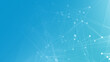 © Papapig - Abstract blue white polygon tech network with connect technology background. Abstract dots and lines texture background. 3d rendering.