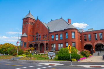 Belknap County Court House at 64 Court Street in downtown Laconia, New Hampshire NH, USA. 