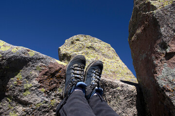 Poster - resting in nature and watching the sky