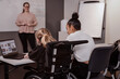 © Johnér - Girl on wheelchair in classroom