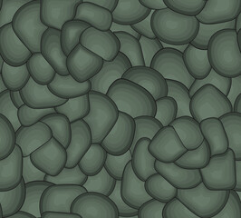 Canvas Print - Vector seamless texture with green stone 