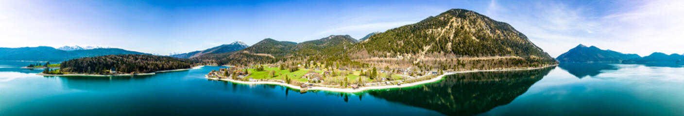 Poster - lake walchensee in bavaria