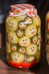 Wall Mural - Jar of pickles,romanian pickles