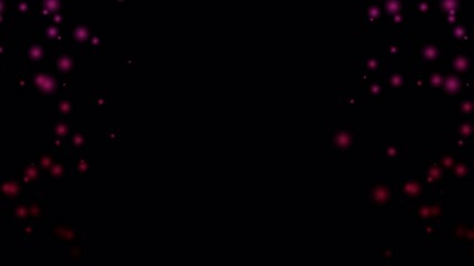 Wall Mural - 4k motion footage of red fluttering particles with alpha channel.