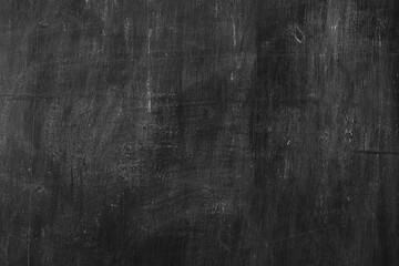 Wall Mural - Black old wooden with scratched mark board surface texture for background.