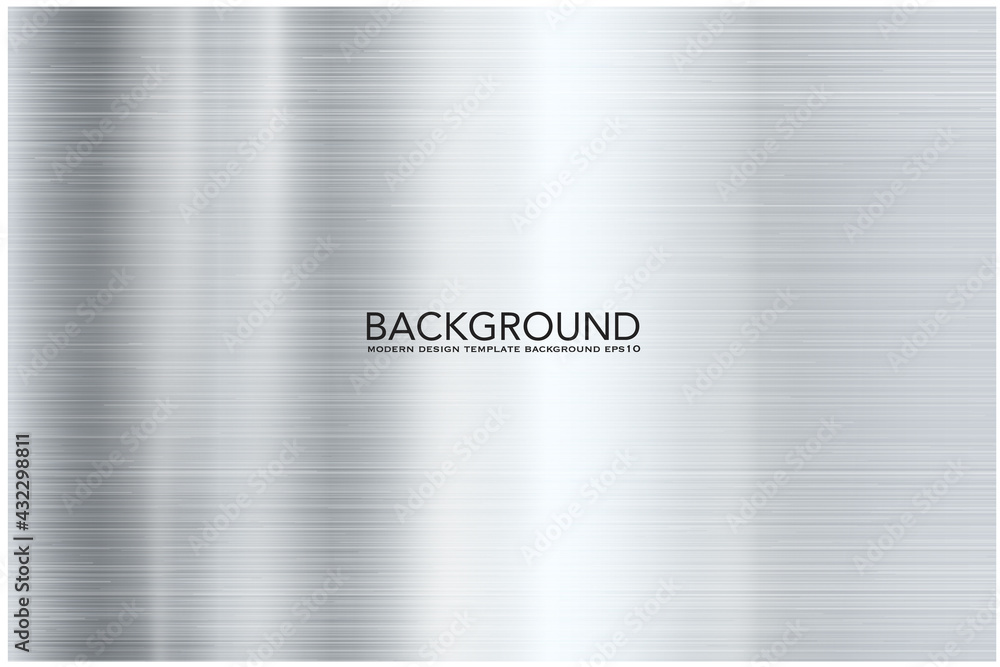 Silver foil texture background. Vector shiny and metal steel gradient ...