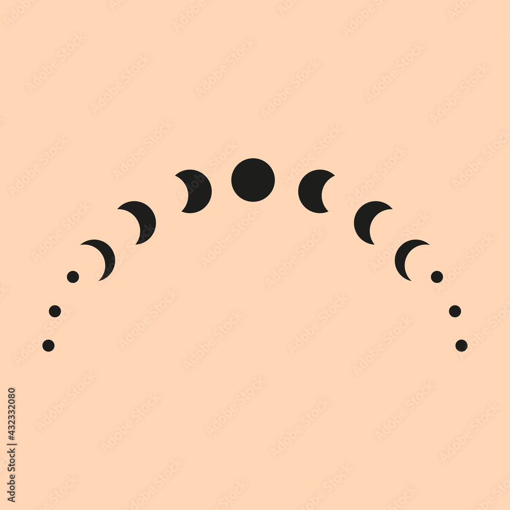 Moon phases vector, Celestial designs with moon phase, boho vector, bohemian print for shirt, phase of the moon Stock Vector | Adobe Stock moon-phases-vector-celestial-designs-with-moon-phase-boho-vector-bohemian-print-for-shirt-phase-of-the-moon-stock-vector-adobe-stock