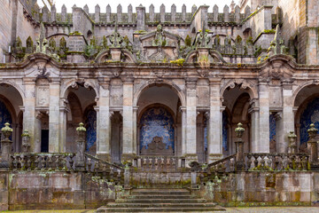 Wall Mural - The building of the old cathedral in Porto. Portugal.