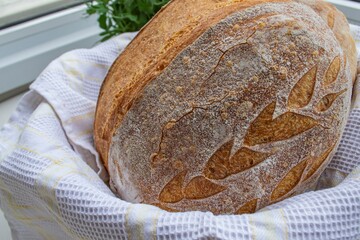 loaf of fresh homemade french bread